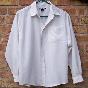 John Henry Boys White Dress Shirt, Size L14/16
